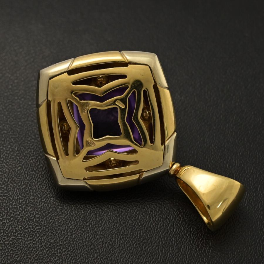 BVLGARI（ブルガリ） 美品 ピラミデ 大粒 アメシスト アメジスト