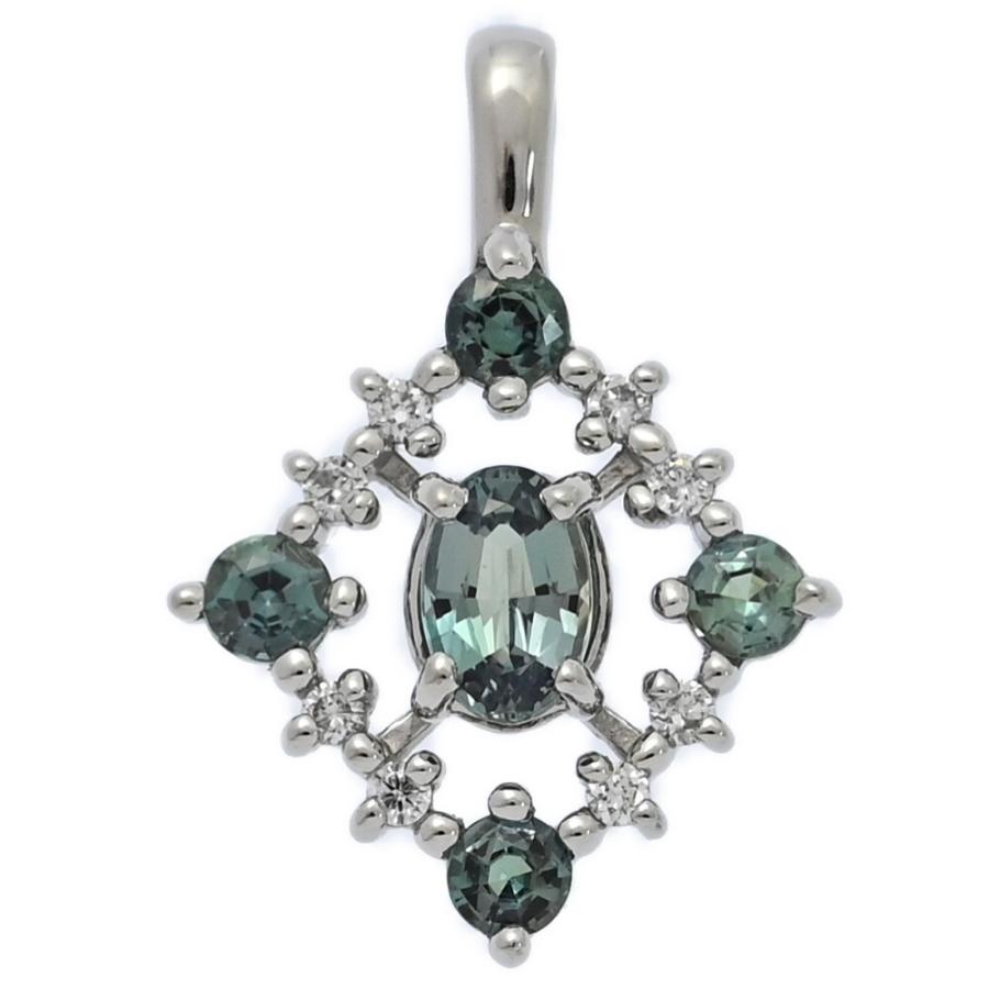 0.38ct/FD:0.03ct/1P・アレキサンドライト・ダイヤモンド ペンダント