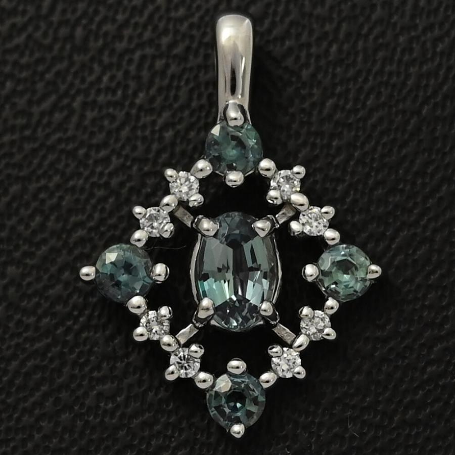 0.38ct/FD:0.03ct/1P・アレキサンドライト・ダイヤモンド ペンダント