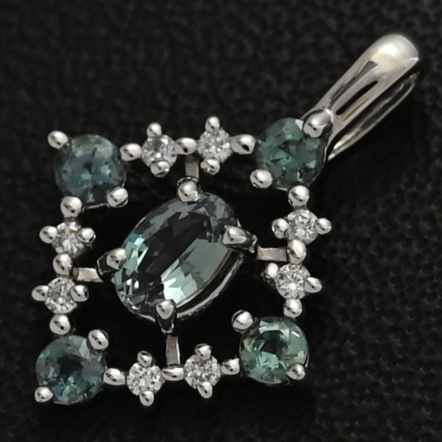 0.38ct/FD:0.03ct/1P・アレキサンドライト・ダイヤモンド ペンダント