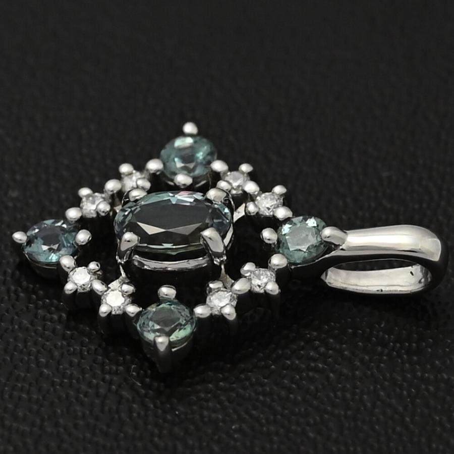 0.38ct/FD:0.03ct/1P・アレキサンドライト・ダイヤモンド ペンダント