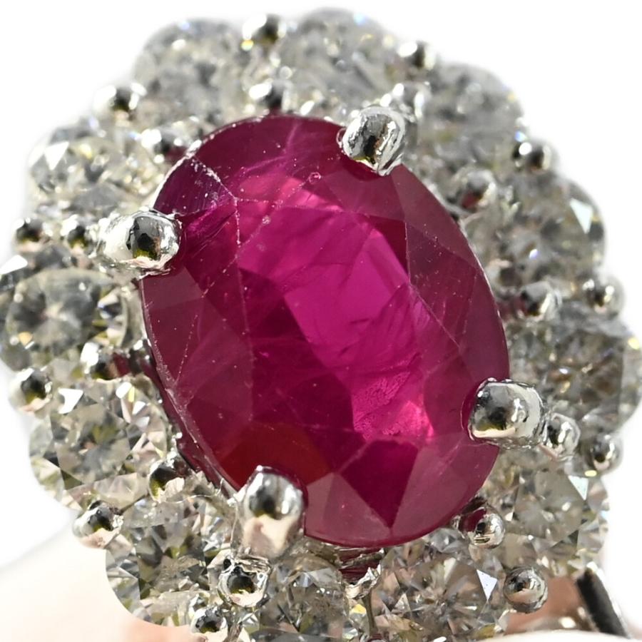 専用 Pt900 ルビー・ダイヤモンド ペンダントトップ 楽天市場】Pt900 プラチナ ルビー ペンダント ルビー4カラット