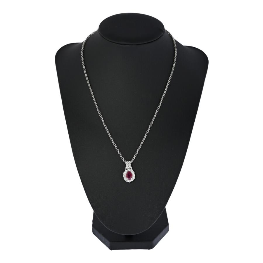 Pt900-4.5g/2.05ct/FD:1.18ct/プラチナ 7月誕生石・ルビー