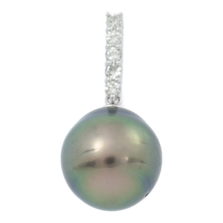FD:0.16ct/1P・黒蝶真珠/クロチョウ/タヒチパール/パール ダイヤモンド 