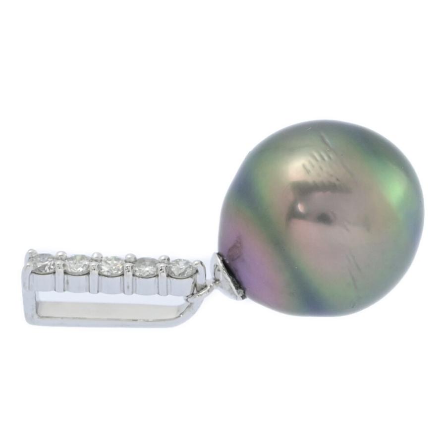 FD:0.16ct/1P・黒蝶真珠/クロチョウ/タヒチパール/パール ダイヤモンド