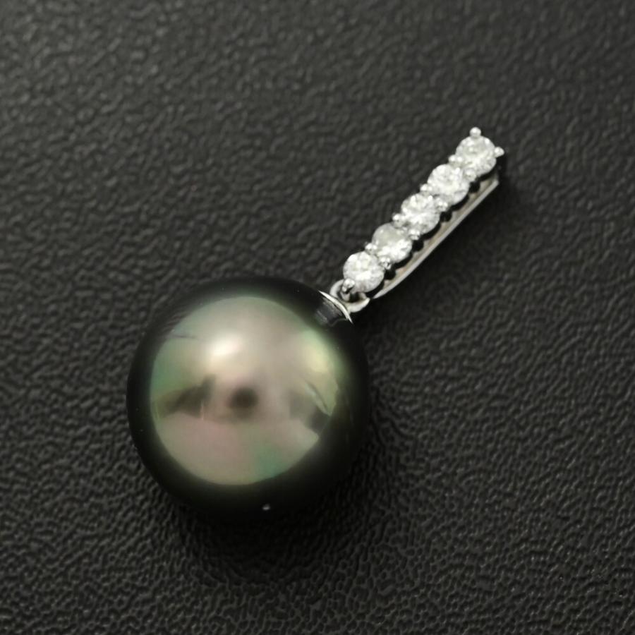 FD:0.16ct/1P・黒蝶真珠/クロチョウ/タヒチパール/パール ダイヤモンド