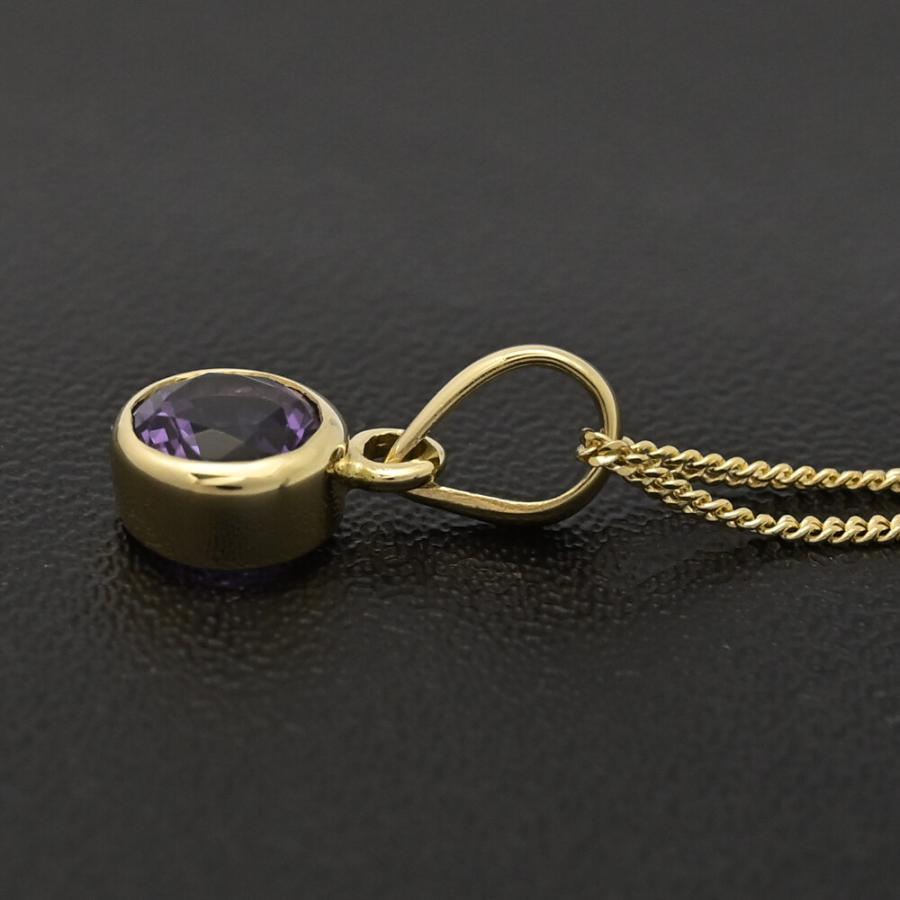 ラスト1点) HStern Jewellers H.スターン シンプルライン アメシスト