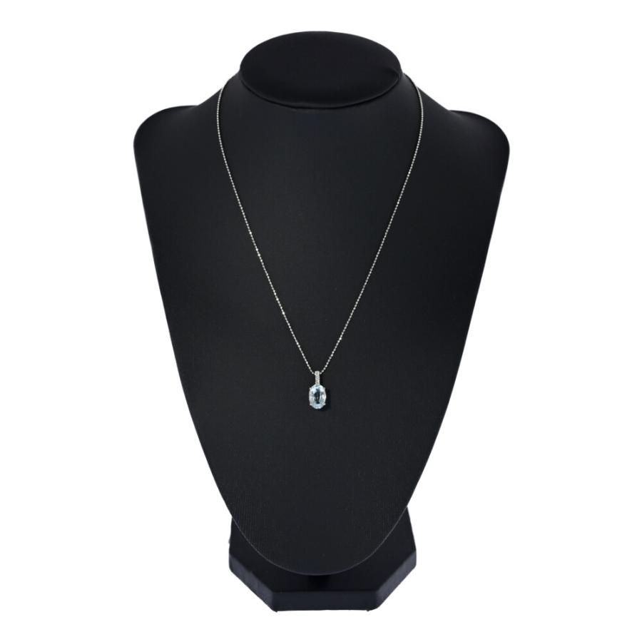 AQ2.21ct/FD:0.08ct/アクアマリン アクワマリン ネックレス  