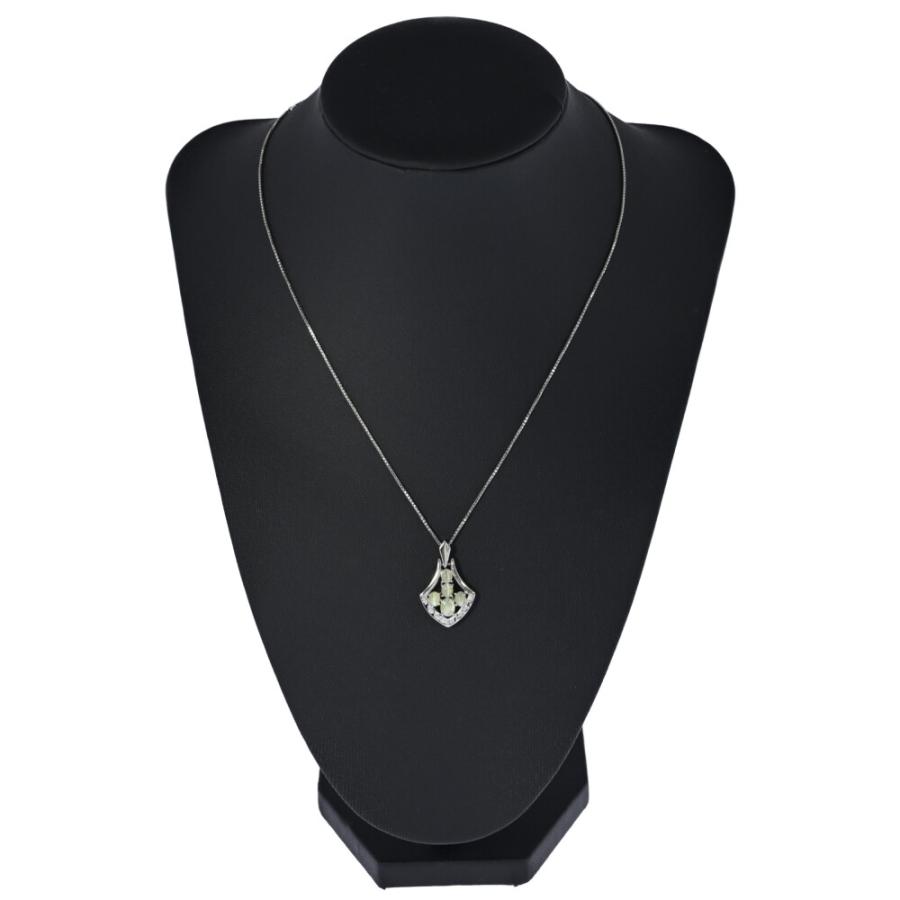 CH1.55ct/D:0.04ct クリソベリルキャッツアイ ダイヤモンド ネックレス