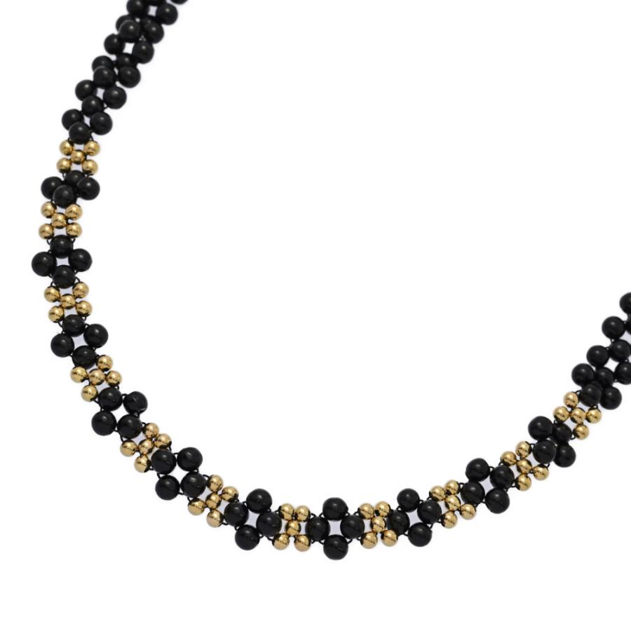 美品　東京ソワール　黒珊瑚　ブラックコーラルネックレス 美品 東京ソワール 黒珊瑚 ブラックコーラルネックレス