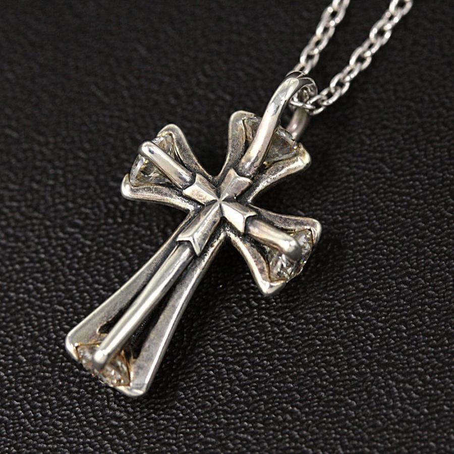 ジャスティンデイビス　クロスネックレス　ジルコニア JUSTIN DAVIS ジャスティンデイビス PHANTOM CROSS/ファントム