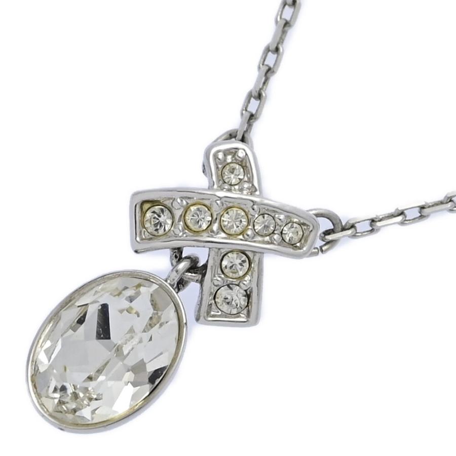 SWAROVSKI（スワロフスキー） 美品 スワンモチーフ ネックレス 白鳥