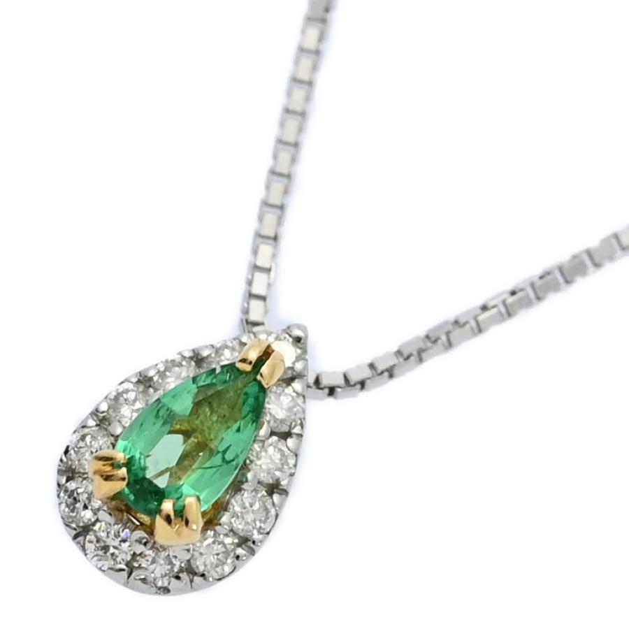ヴァンドーム青山 エメラルドネックレス　k18 K18イエローゴールド エメラルドネックレス | ヴイエー ヴァン