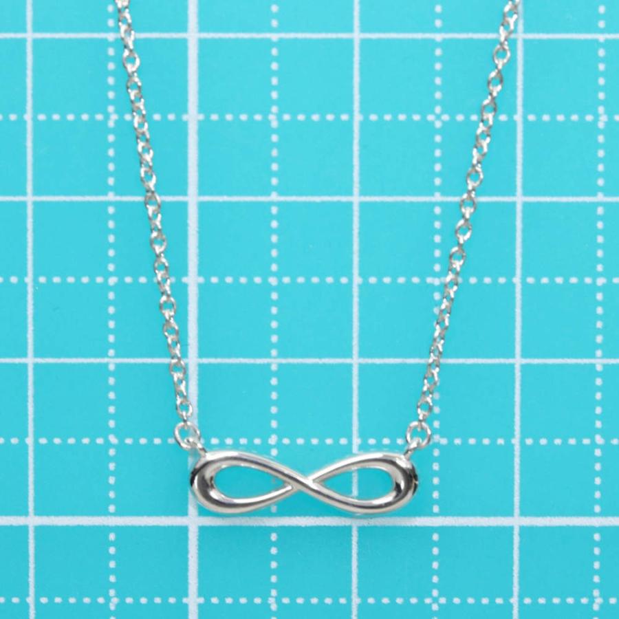 美品　ティファニーネックレス　40㎝　インフィニティペンダント　SV925 TIFFANY&Co. ティファニー インフィニティ・ネックレス