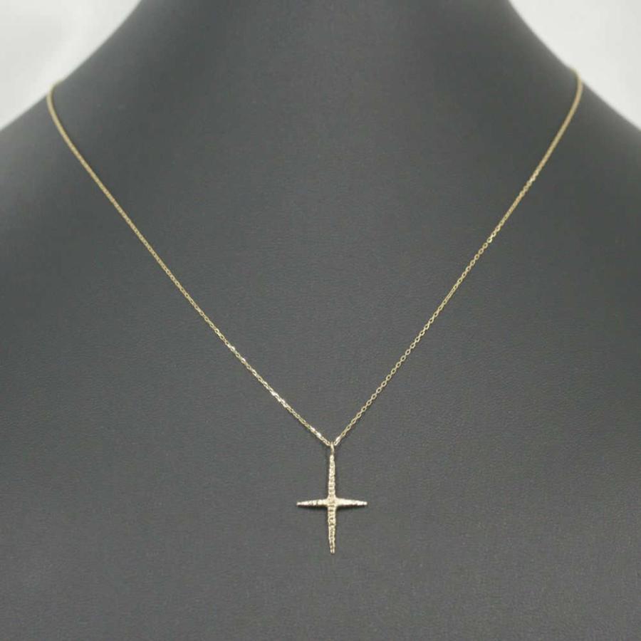 1/5迄特別出品　CASUCA　カスカ　クロスネックレス　匿名配送 カスカ プチ クロスモチーフ・ネックレス・ペンダント/K18YG/750-1.6g