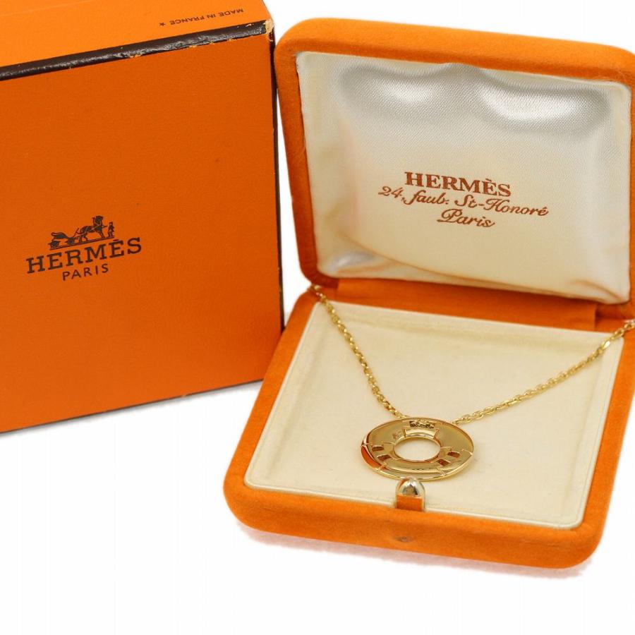 HERMES エルメス ヘラクレス・ネックレス・ペンダント/K18YG/750 HERMES エルメス ヘラクレス・ネックレス・ペンダント/K18YG/750