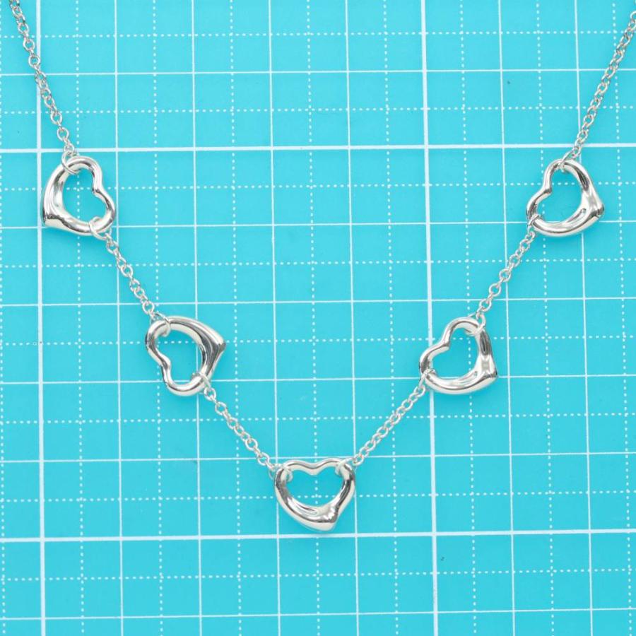 ティファニー TIFFANY エルサペレッティ オープンハート 5連ネックレス TIFFANY&Co. ティファニー エルサペレッティ・オープンハート・5