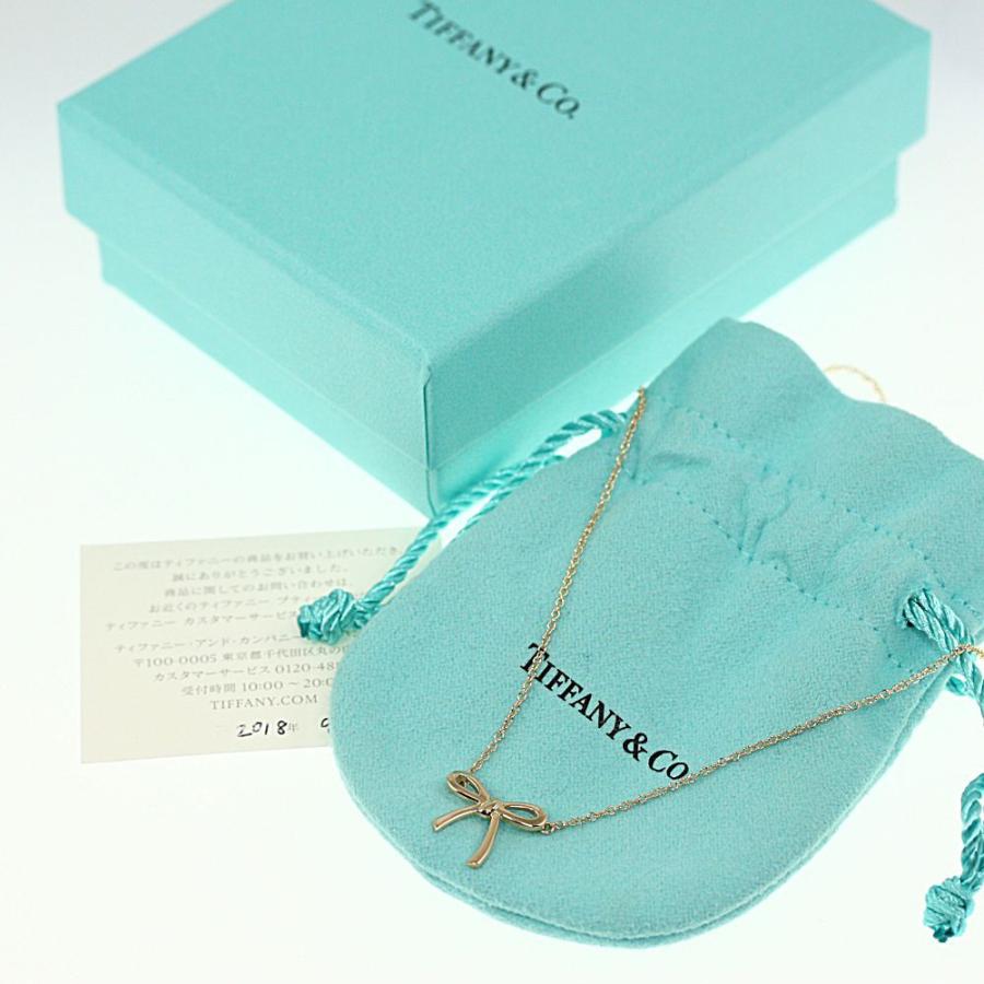 TIFFANY&Co. ティファニーボウ ペンダント リボン ネックレス