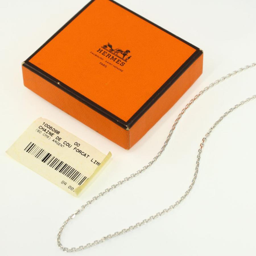 HERMES エルメス シルバー チェーンネックレス/Sv925-6.8g 翌日 HERMES エルメス シルバー チェーンネックレス/Sv925-6.8g 翌日