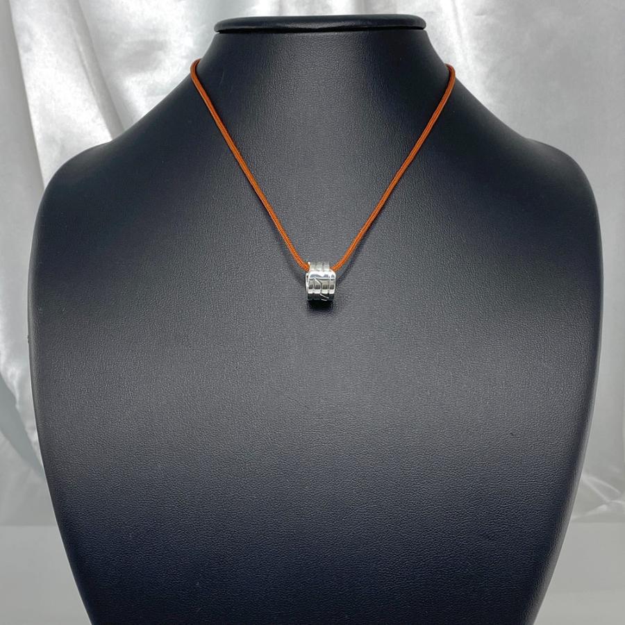 s*a様 エルメス ムーブアッシュネックレス シルバー HERMES（エルメス） ムーブアッシュコードチョーカーネックレス