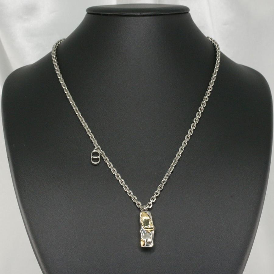 ChristianDior チェーンネックレス ロゴ付き Christian Dior（クリスチャン・ディオール） 【ブランド純正