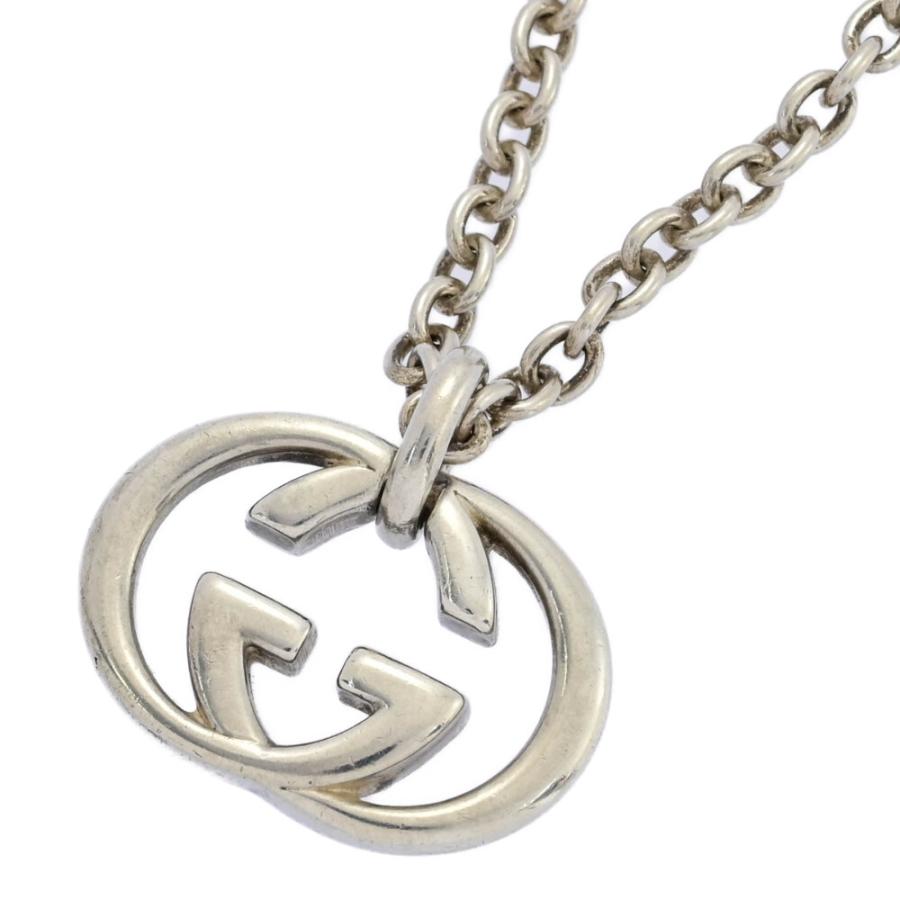 GUCCI グッチ GGロゴネックレス/Sv925-26.1g/シルバー/B10