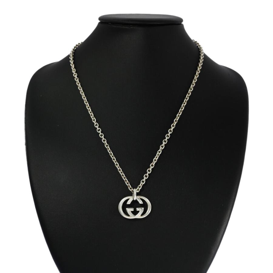 GUCCI グッチ GGロゴネックレス/Sv925-26.1g/シルバー/B10