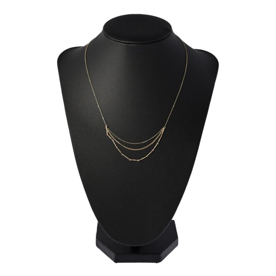 ete シンプルゴールドペンダントネックレス