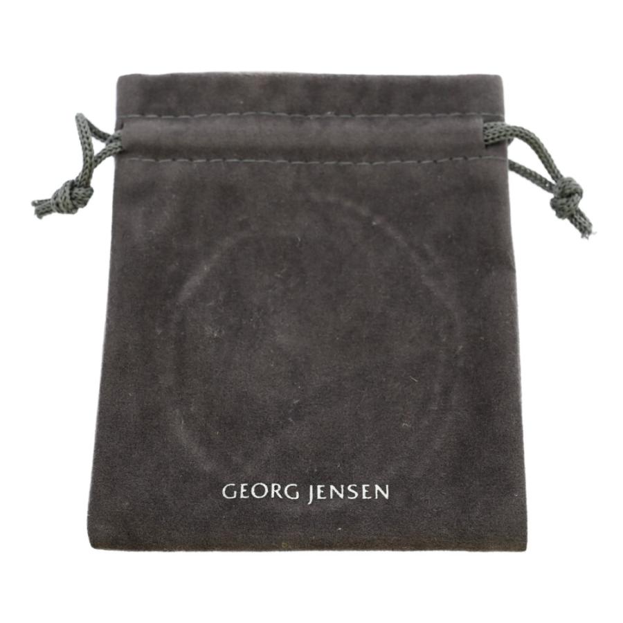Georg Jensen ジョージジェンセン 編み込み レザーチョーカー 