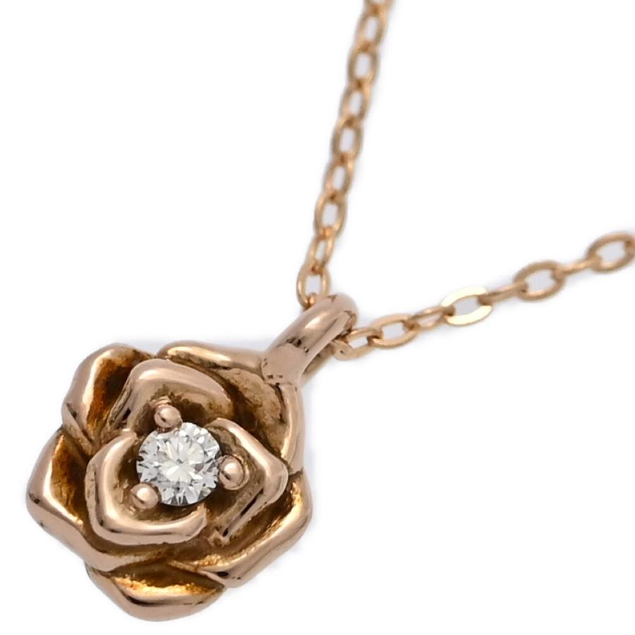 0.02ct/K-uno ケイウノ ローズモチーフ 薔薇・ディズニー・美女と野獣 