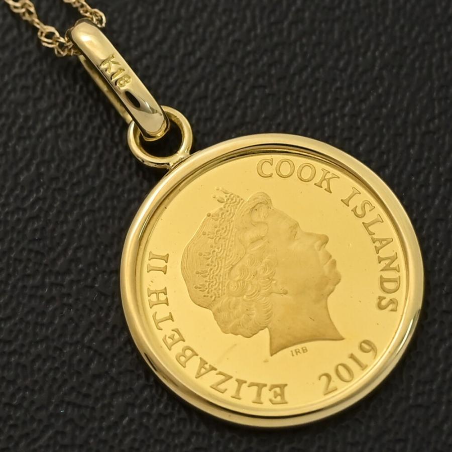(年末セール) COOK ISLANDS クック諸島 テディベア 1/30oz 金貨 コイン  ネックレス・ペンダント/K24/999-1.9g/K18/h251111/595880