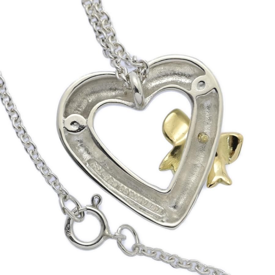 TIFFANY&Co.（ティファニー） 美品 ハートリボン ネックレス