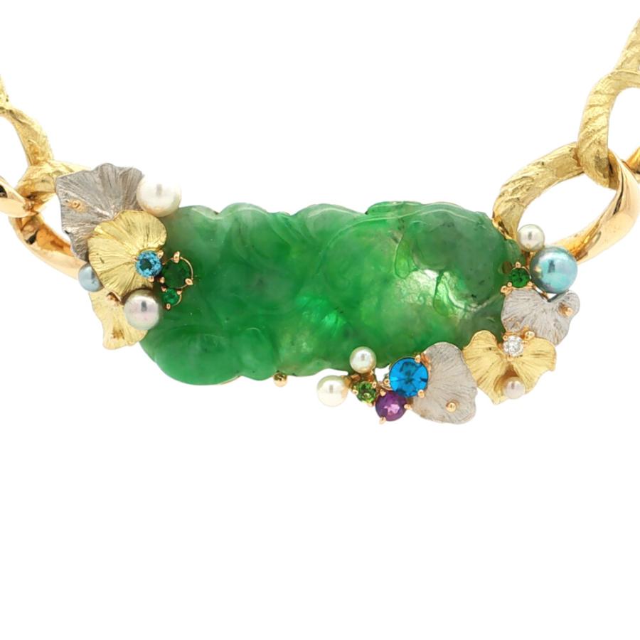 19.33ct 0.03ct Sachi 福原佐智 マルチカラーストーン 翡翠 