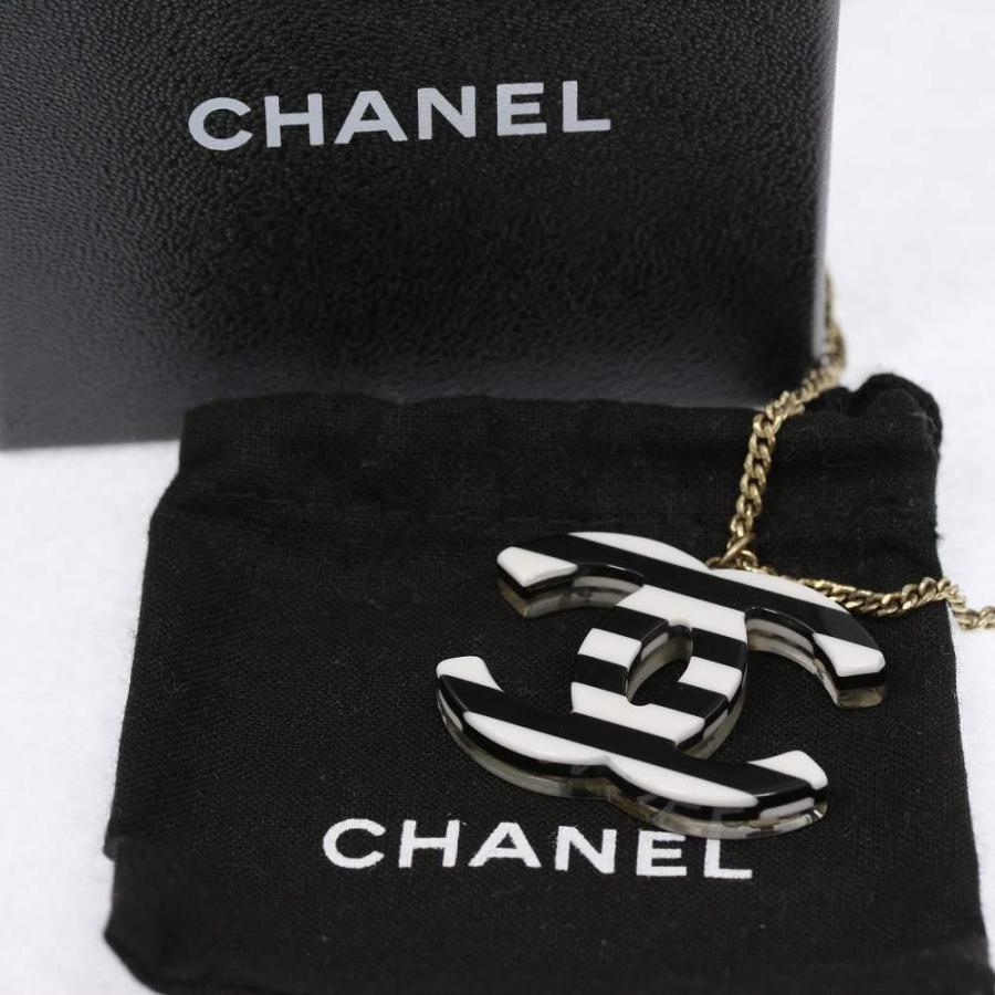 CHANEL シャネル アイコン・ボーダー・ココマークレジンネックレス 