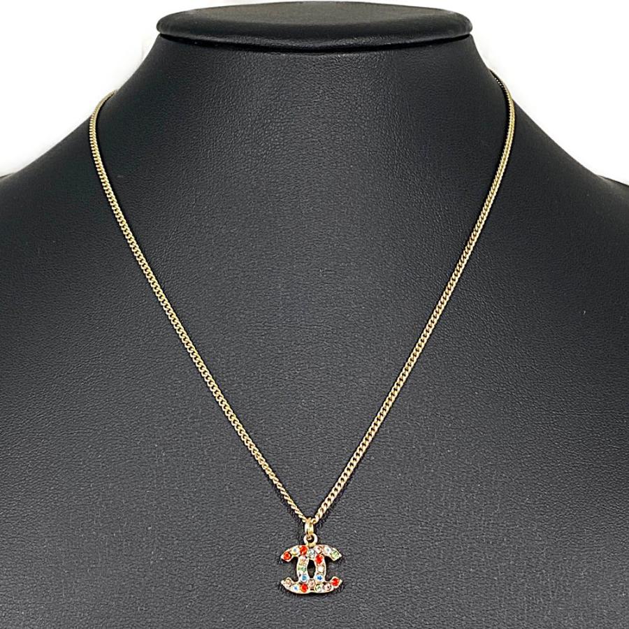 CHANEL シャネル ココマーク・マルチカラーストーンネックレス CHANEL シャネル ココマーク・マルチカラーストーンネックレス