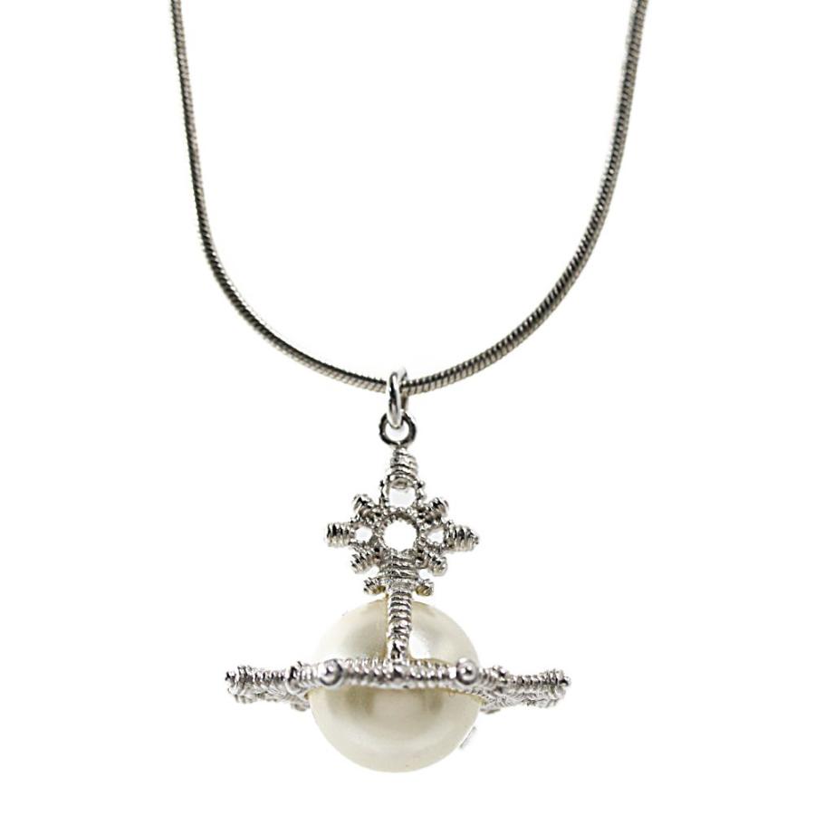 ヴィヴィアンウエストウッド フェイクパール・オーブネックレス