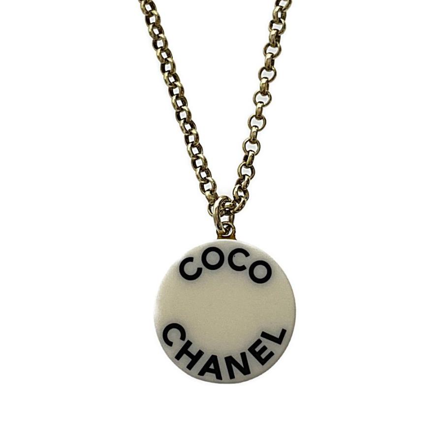 シャネル　CHANEL ヴィンテージ　ロゴプレート ネックレス　トップのみ CHANEL 大SALE シャネル ヴィンテージ ロゴ カンボン プレート