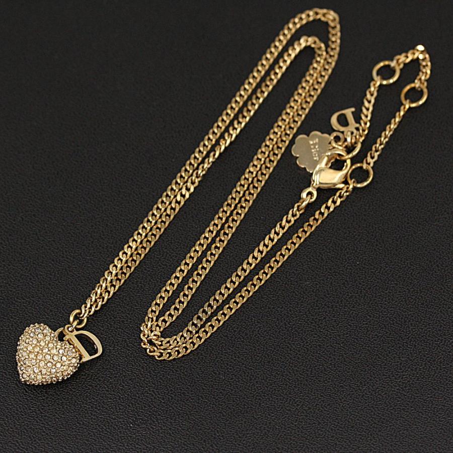 クリスチャンディオール パヴェハートネックレス・ペンダント