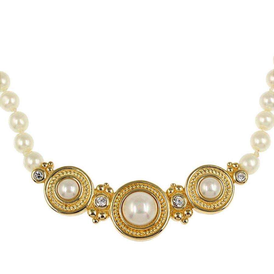 美品】クリスチャンディオール パール ショートネックレス チョーカー