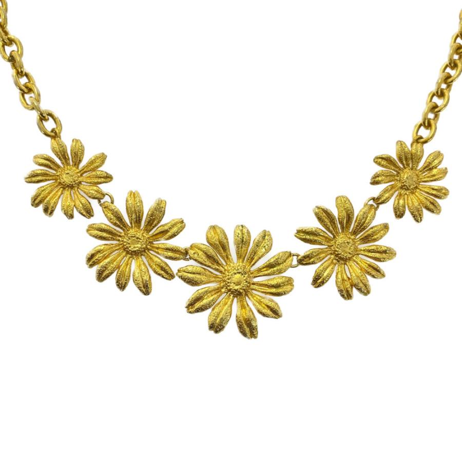 【美品】KENZO ケンゾー ネックレス ヴィンテージ マーガレット フラワー KENZO ケンゾー フラワー マーガレットチェーンネックレス