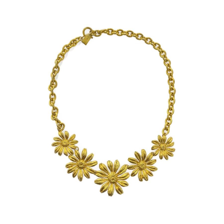 【美品】KENZO ケンゾー ネックレス ヴィンテージ マーガレット フラワー KENZO ケンゾー フラワー マーガレットチェーンネックレス