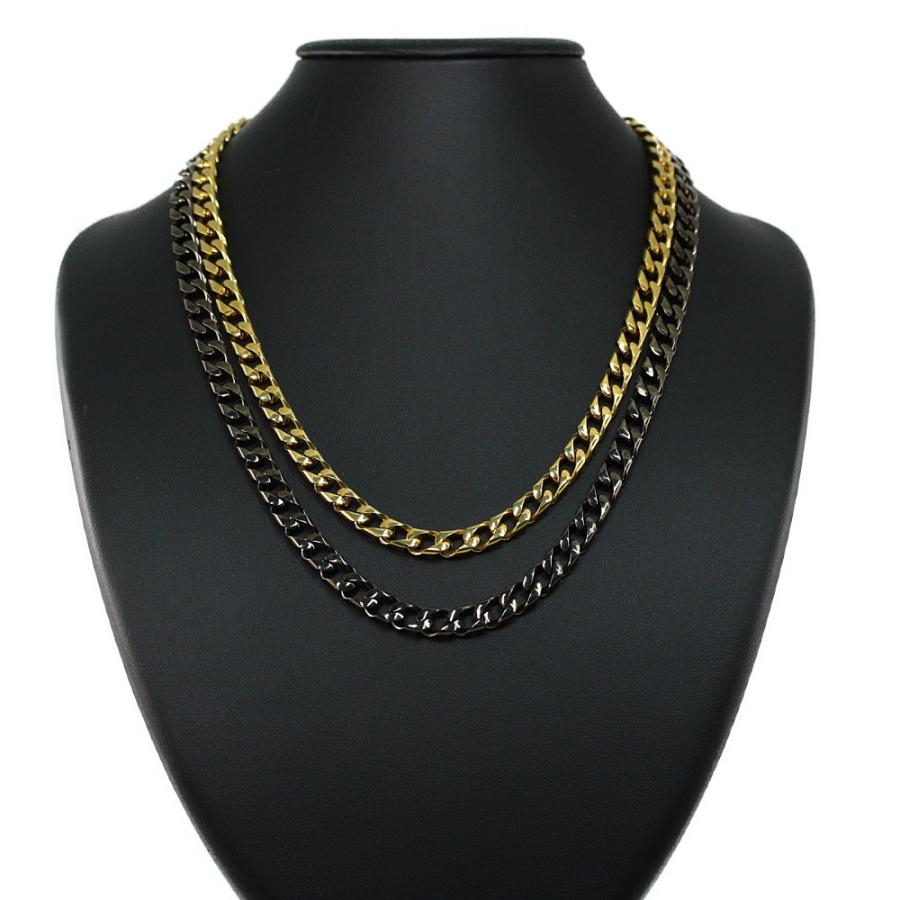 ジバンシー(ジバンシィ) バイカラーロングチェーンネックレス