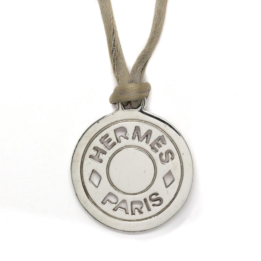 HERMES エルメス セリエ シルクコード チャームネックレス HERMES エルメス セリエ シルクコード チャームネックレス