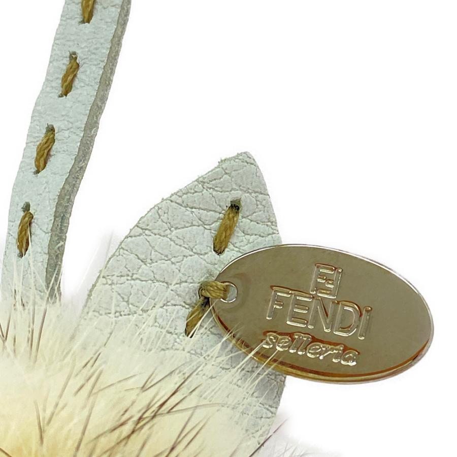 FENDI（フェンディ） セレリア・ファーフラワー レザーチョーカー 
