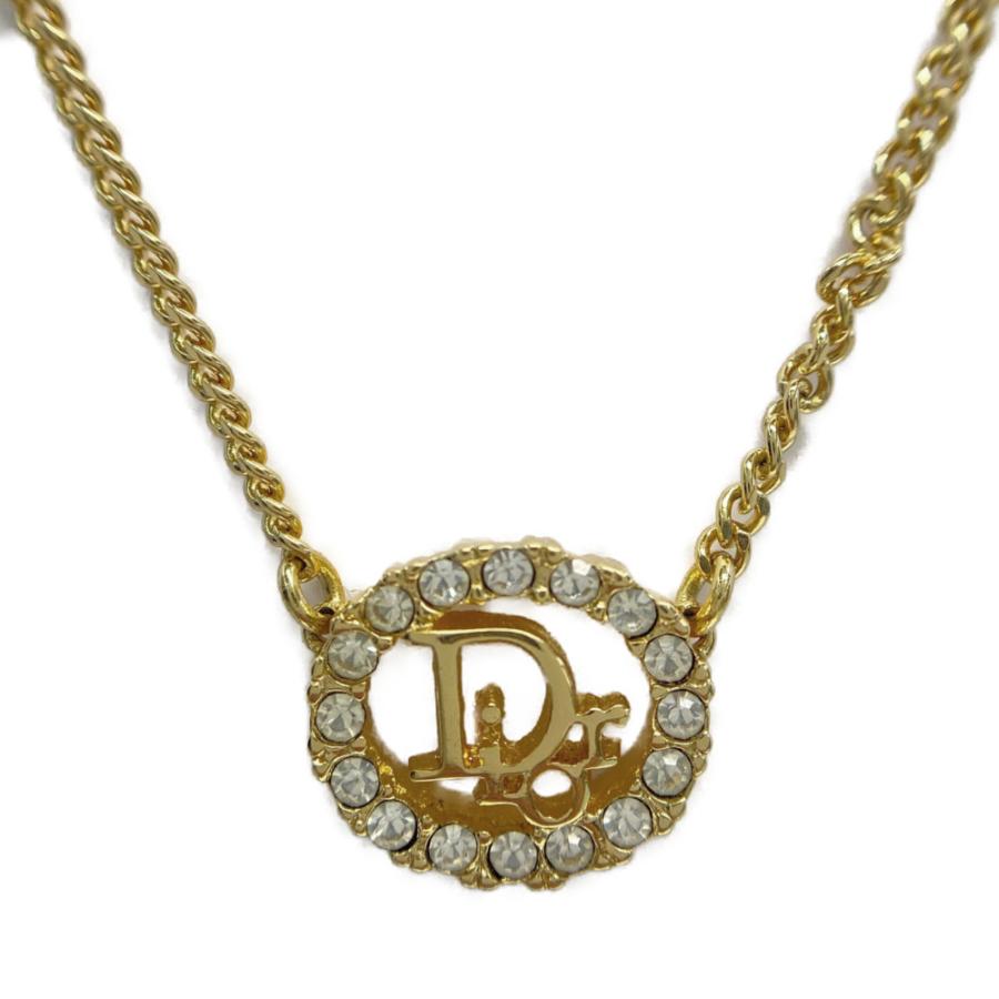 Dior ダブルオーバルモチーフ ネックレス