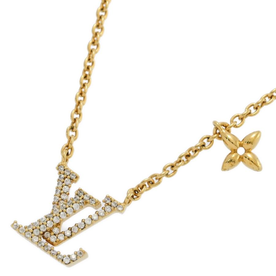 LOUIS VUITTON ルイヴィトン LVアイコニック・ストラスネックレス/合金