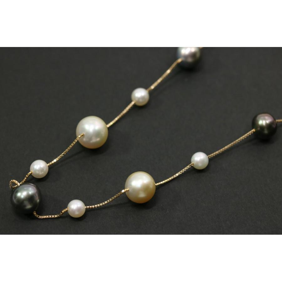 TASAKI あこや真珠 ロングネックレス　約89cm TASAKI タサキ アコヤパール 真珠 ロング ネックレス シルバー