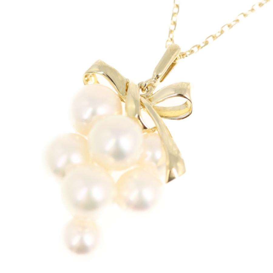MIKIMOTO（ミキモト） リボンモチーフ・7P・アコヤ真珠/Japan Pearl