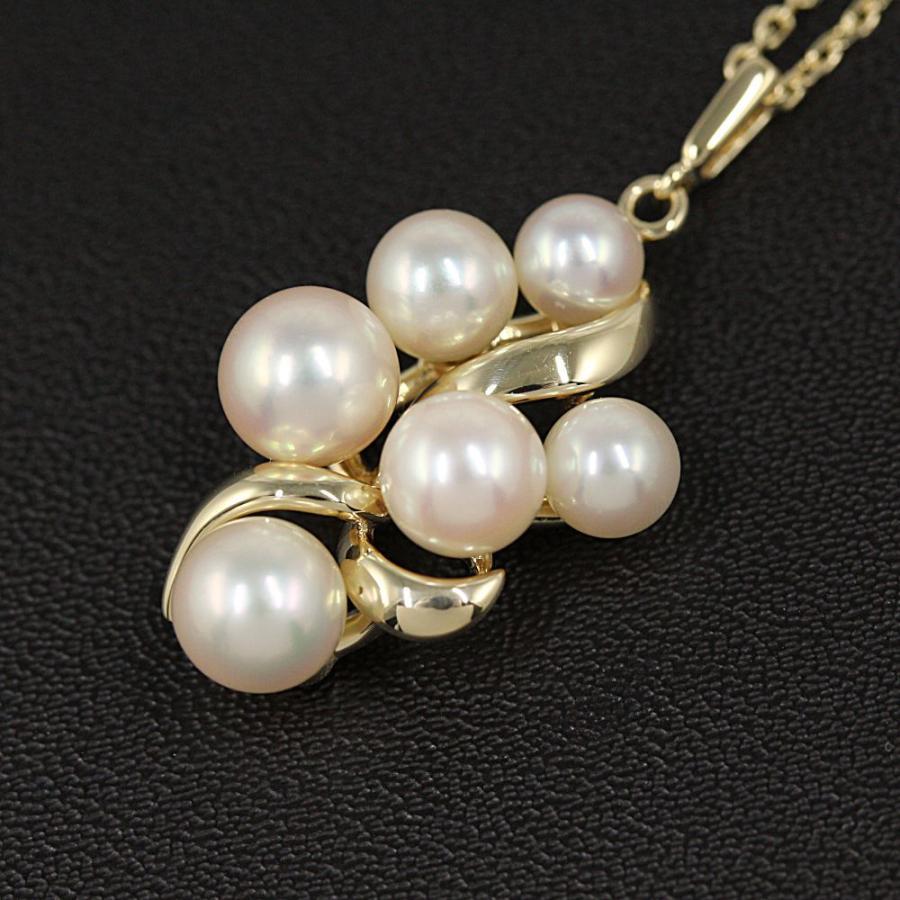 MIKIMOTO（ミキモト） 葡萄モチーフ アコヤ真珠 パールネックレス