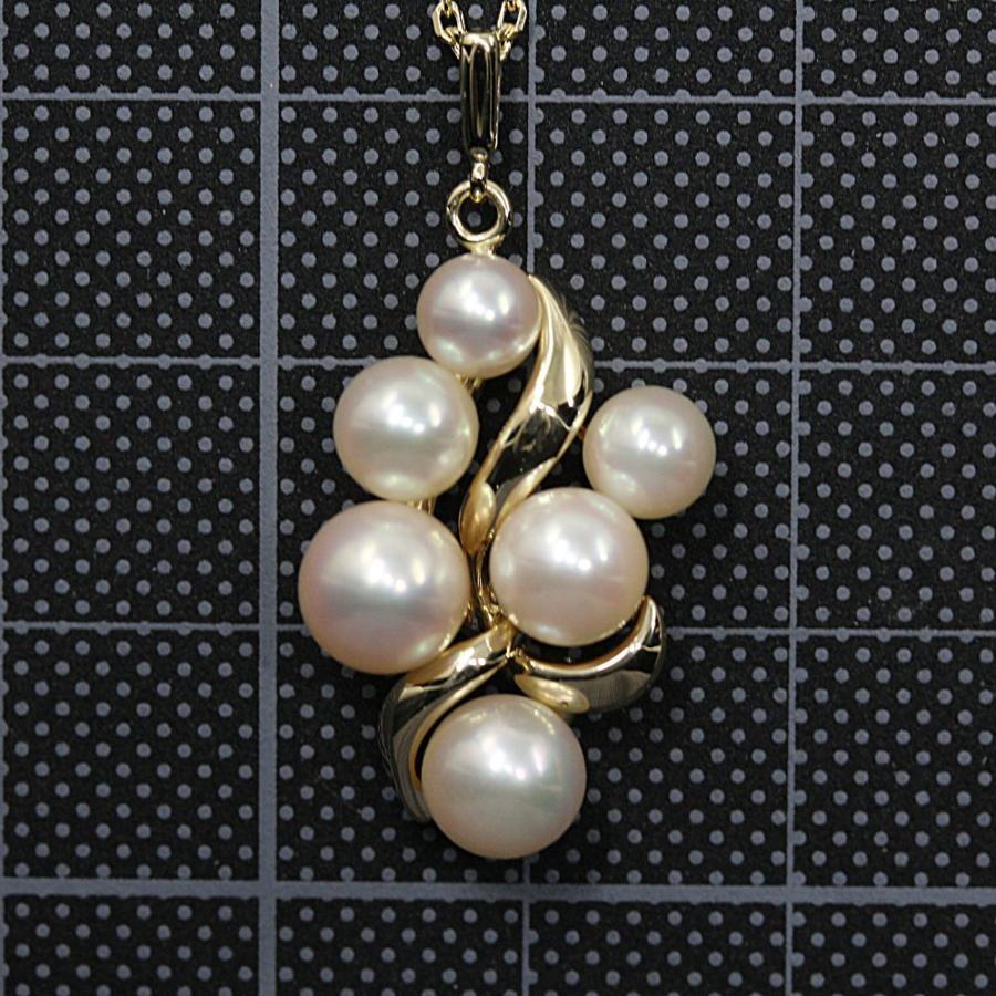 MIKIMOTO（ミキモト） 葡萄モチーフ アコヤ真珠 パールネックレス